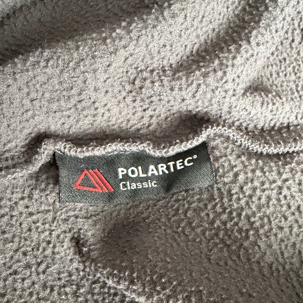 The North Face Kids Gray Yellow Quarter Zip-Up Fleece Boy’s XL 18/20 - Picture 6 of 10